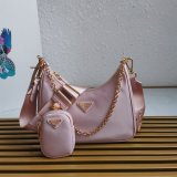Prada Best Quality Nylon Hobo 1BH204 Knock Off Designer Bag