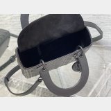 Christian Lady Dior 24cm AAA+ Best Quality Top Quality Black Bag