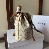 Backpack Celine Best Quality 197662 Folco Triomphe Canvas Bag