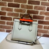 AAA Best Quality Designer Gucci 660195 Diana small tote leather Handbags