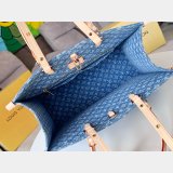 OnTheGo Louis Vuitton Best Quality Monogram Denim M46871 Handbag MM