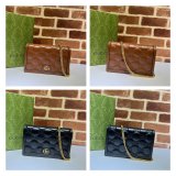 Gucci Our Best Quality Designer 723787 GG Matelassé Chain Wallet