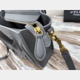 Celine Best Quality Luggage nano shopper handbag Shoulder Gray bag