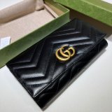Gucci high quality Designer Best Quality GG Marmont continental wallet 443436 Bag