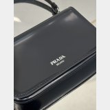 Black Brushed Shoulder Strap Prada 2VD061 Best Quality Designer Bag