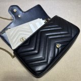 GG Marmont Gucci Best Quality Card Case Chain Wallet 751526 Bag
