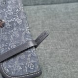 Best Quality Goyard Classic Chevron St. Louis PM Totes Dark grey Bags