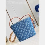 Louis Vuitton All In BB Monogram Denim M28107 Women LV Icons Bag