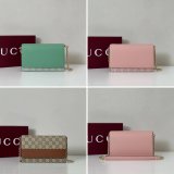 Gucci 838151/826720 Best Quality GG Emblem Wallet On Chain Bag