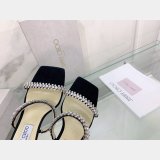 Suede Sandals Best Quality Jimmy Choo 7 Star Heel 10CM Shoes