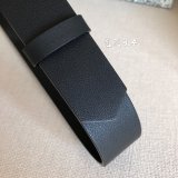 Christian Louboutin Best Quality 3.4cm Black Spiked Leather Belts