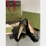 Pump Patent Heels Ballet Flat Horsebit Best Quality Gucci Shoes