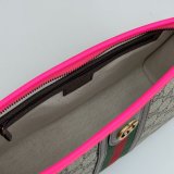 Designer Gucci Best Quality 598234 Duplicate GG Supreme Ophidia Toiletry Case