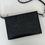 Quality Gucci Wholesale 795240 Best Quality Jumbo GG UK Black Bag