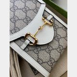 White Best Quality Gucci Horsebit 1955 mini Top Quality 625615 bag