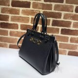 High Quality Leather Gucci 569712 Zumi Small Top Handle Best Quality Bag