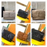 YSL Best Quality Niki 22cm crinkled vintage leather 533037