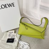 Shop Loewe Best Quality Puzzle Leather Hobo Top Quality Bag