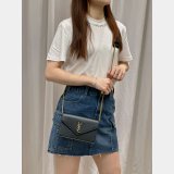 Best Quality YSL 19cm Fake Saint Laurent WOC Monogram Chain 393953 Bag