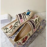 Dior Buy High Quality Monogram Embroidered Fisherman Best Quality Shoes