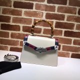 Best Gucci Best Quality Lilith Top Handle Bag Leather 453751 Snakeskin Small