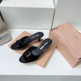 Miu Miu New Low Heel Slippers Buy The Best Product Best Quality Shoes