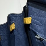 2025 Top New Hermes Contrast Color Birkin Bag