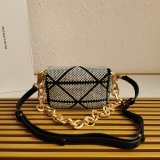 Prada Designer System Nappa Patchwork Shoulder 1BD329 Best Quality Bag