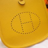 Hermes Evelyne Yellow Messenger Medium Bag Luxury Goods
