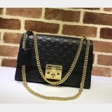 Best Quality 7 Star Gucci Padlock medium GG shoulder 409486 bag