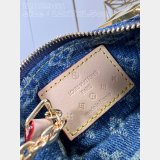 Designer Key Pouch Monogram Denim M82961 Best Quality Louis Vuitton Bag