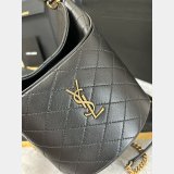 Saint Laurent 763961 Best Quality Gaby Top Handle Bucket Shoulder Bags