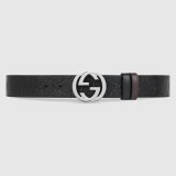 Fake Gucci 37MM Double G leather Best Quality belt