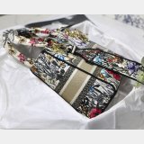 Lady D-Lite Bag Multicolor Lady Dior 24cm Best Quality Paisley Embroidery