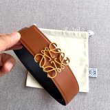 Loewe Designer Best Quality Top 4.0CM Width Double-Sided Cowhide Belt