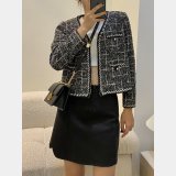 Best Quality Dior Black/White Montaigne High Quality 9207 Bag 21.5CM