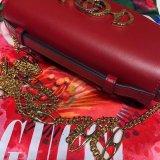 7 Star Gucci 564718 Strawberry Print Leather Zumi Mini Best Quality Bag