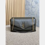Best Quality 777399 Saint Laurent Grained Lambskin Calypso Shoulder Bag