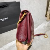 Best Quality Saint Laurent Becky Large chain bag in quilted lambskin