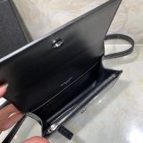 Best Quality black Saint Laurent YSL Monogram Logo Fanny Pack