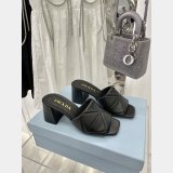 Best Quality Prada Quilted Leather Mules