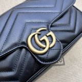 GG Marmont Gucci Best Quality Card Case Chain Wallet 751526 Bag