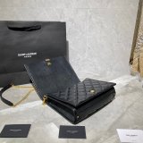 Best Quality Saint Laurent Becky Large chain bag in quilted lambskin