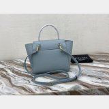 Celine Best Quality Grained Calfskin Nano Belt Bag Blue