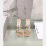 Top Designer Flat Sandals Jimmy Choo Heel 7 cm High Best Quality Shoes