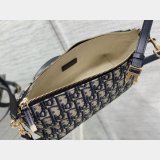 Dior Oblique Jacquard Best Quality 3103 Diortravel Nomad Pouch Blue