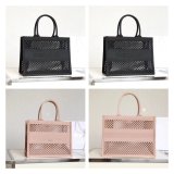 Buy Sell Designer Best Quality Dior CD Book Tote Pink/Black Bags