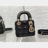 Best Quality Fashion Dior Micro Lady 1:1 Mirror 12CM Bag