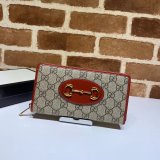 Best Gucci Best Quality 621889  1955 Horsebit zip around wallet