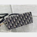 Dior Oblique Jacquard Best Quality 3103 Diortravel Nomad Pouch Blue